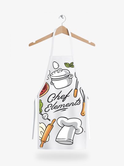Chef Elements Baskılı Önlük