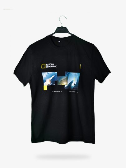 National Geo Baskılı T-shirt