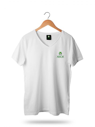 Xbox Baskılı V Yaka T-Shirt